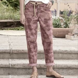 Sundance Quincy Camo Buttonfly Pants